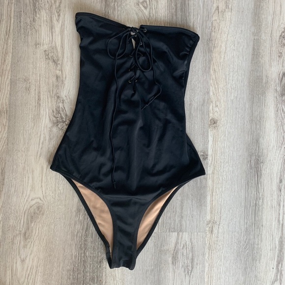 Salt Swimwear Other - Black Lace up swim Suit